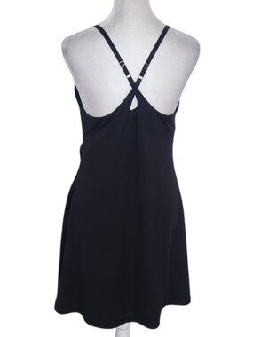 Healthy Yoga Black Tennis Dress Size Large NWT
